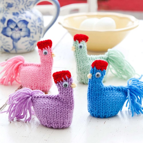 Animal-Themed Egg Cozy Free Knitting Patterns 2