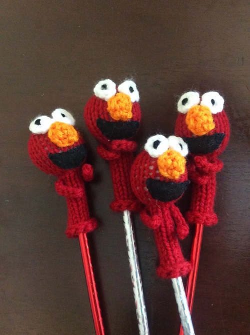 Pencil Toppers Free Knitting Patterns