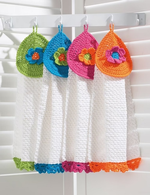 Knitted Tea Towel Free Pattern 4
