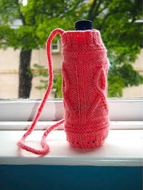 Ribbon Water Bottle Holder