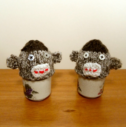 Sock Monkey Egg Cosy