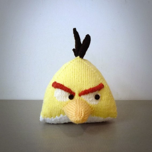 Yellow Angry Bird Toy Pattern
