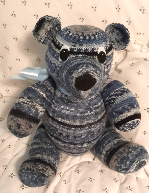 Knitted Sock Teddy Free Pattern