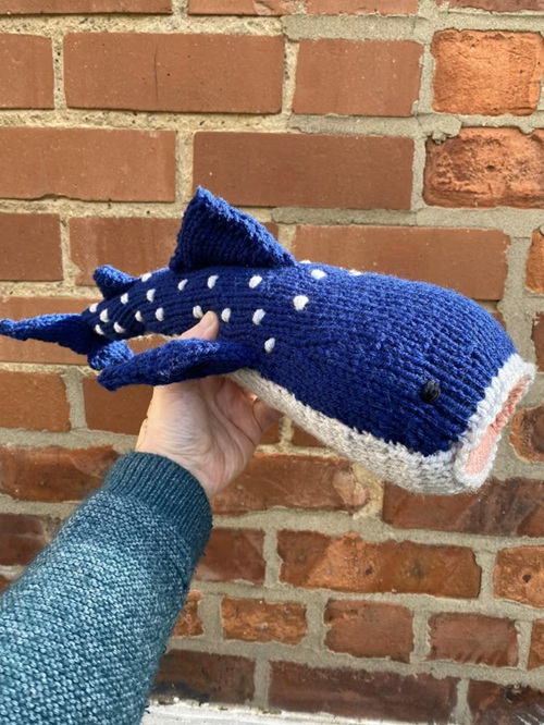Large Whale shark knitting pattern