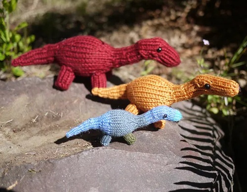 Dinosaur Free Knitting Patterns