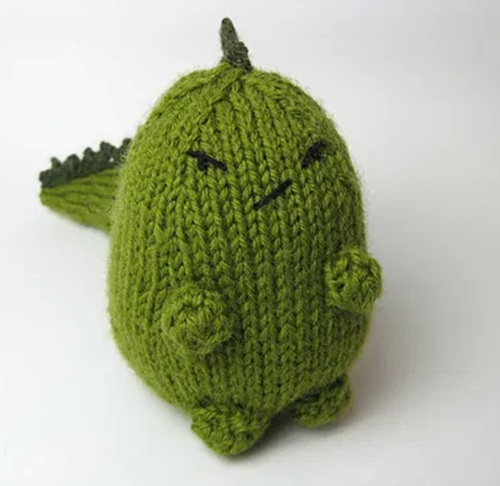 Mini Dinosaur Free Knitting Patterns