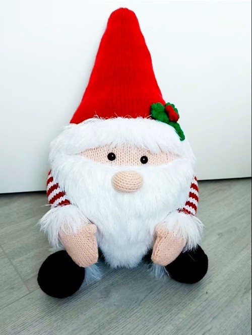 Santa Gonk Christmas Gnome Door Stopper