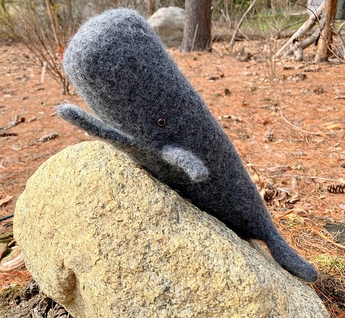 knitted whale