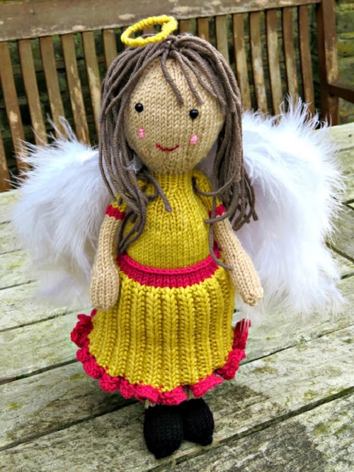 Handknit Christmas Tree Angel