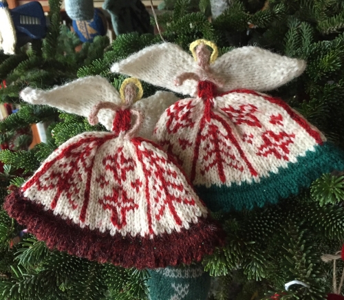 Fair Isle Angel Ornament