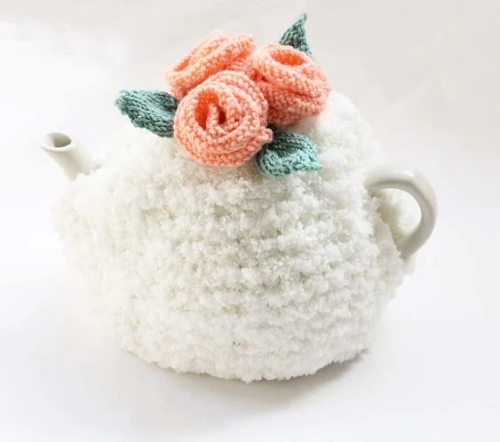 Fluffy Flower Tea Cozy