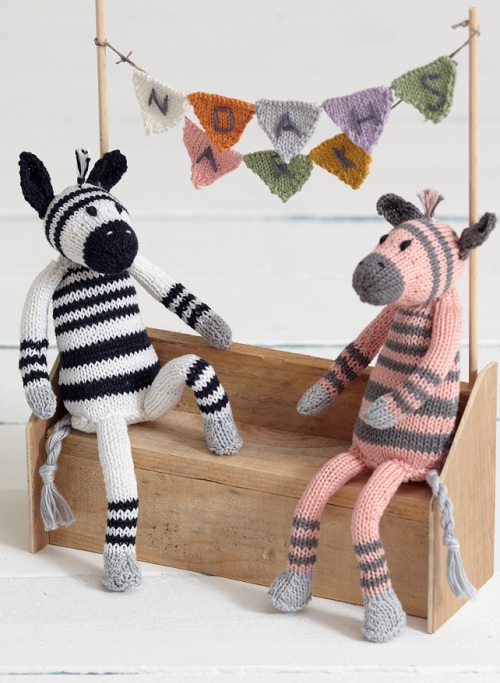 Group of Zebra Free Knitting Patterns 1