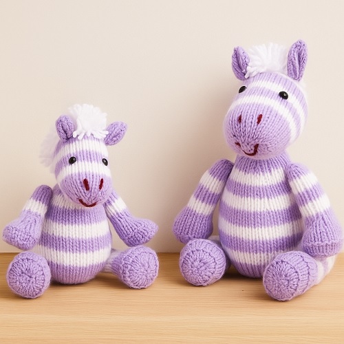 Group of Zebra Free Knitting Patterns 3