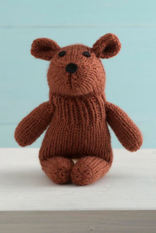 Tubby Teddy Sock Critter Pattern