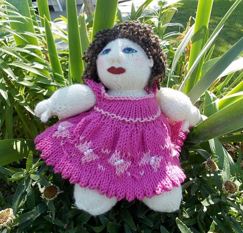 Thia's butterfly cable doll dress