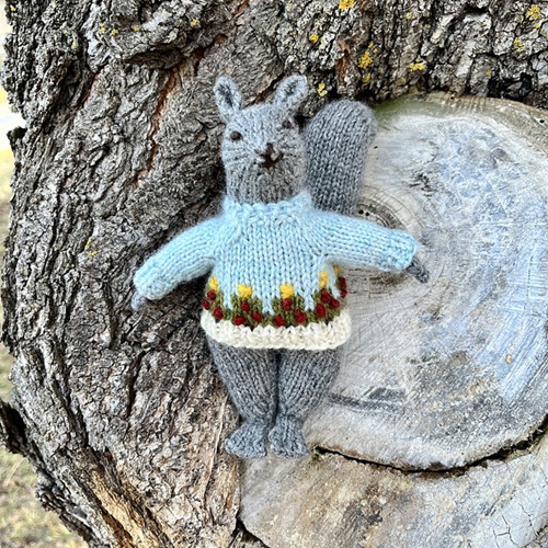 Little squirrel Christmas sweater