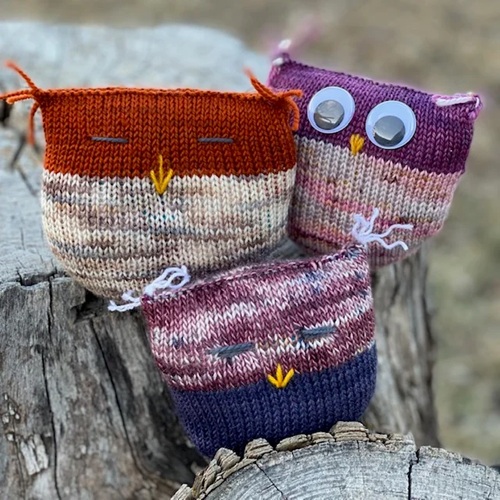 owl knit pattern