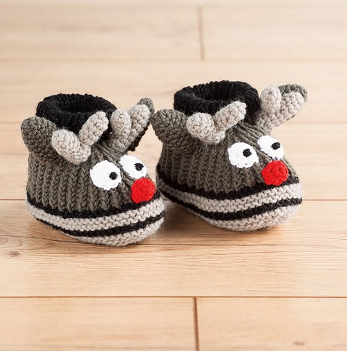 Unique Baby Booties Free Knitting Patterns 