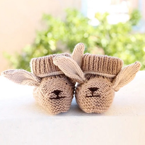 Bunny Baby Booties