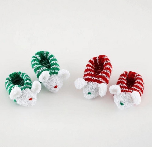 Holiday Mousie Slippers