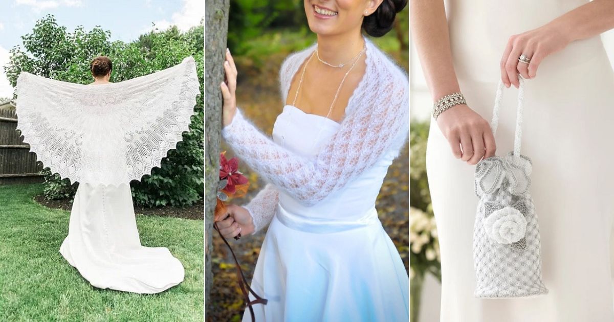 10 Wedding Accessories Free Knitting Patterns ⋆ Bright Stuffs