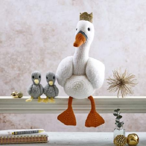 knitted swan free patterns 3