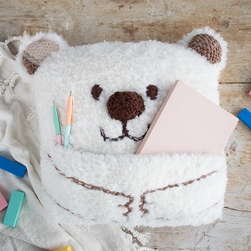 Knitted Bear Pillow Free Patterns