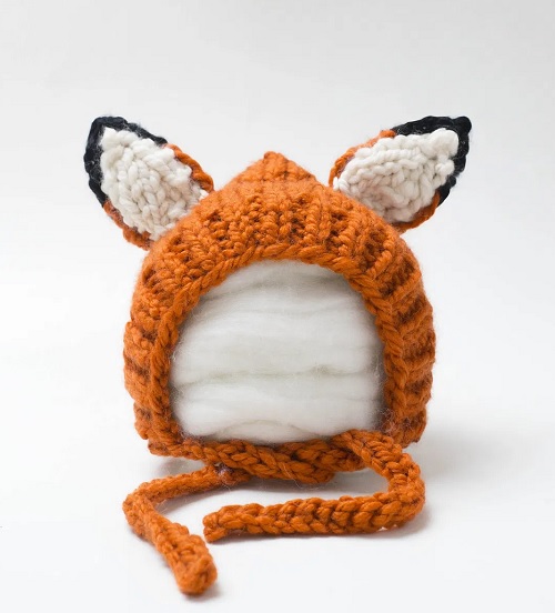 Fox Ears Pixie Bonnet Hat