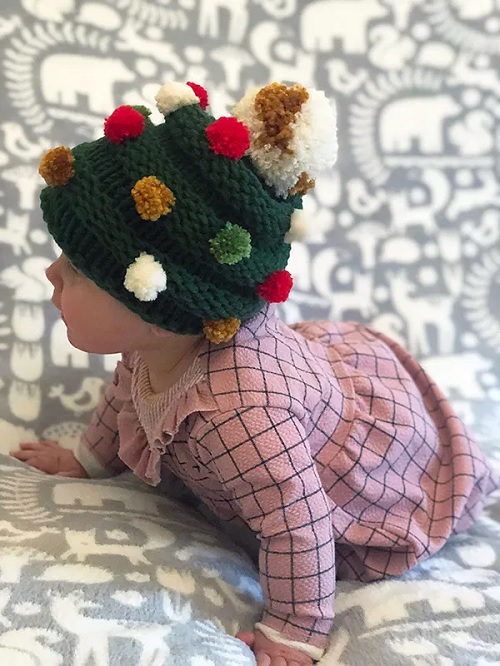 Baby Christmas Tree Hat