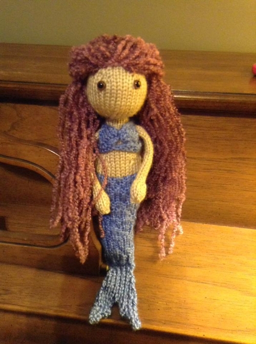 Knitted Mermaid Doll