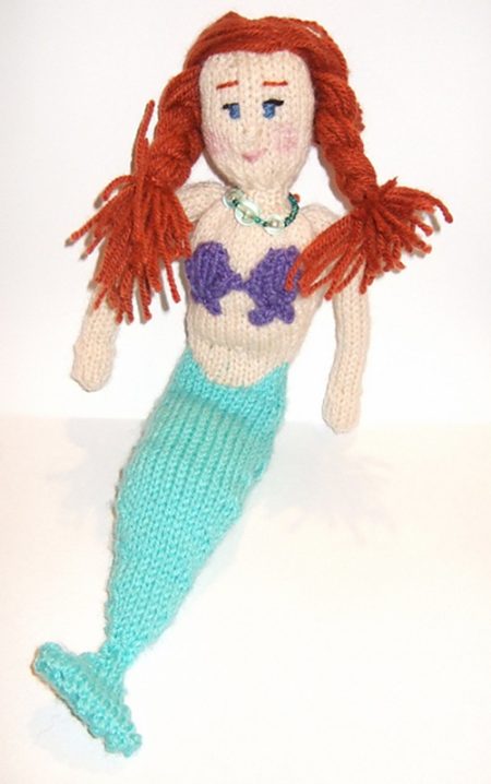 13 Mermaid Dolls Free Knitting Patterns ⋆ Bright Stuffs