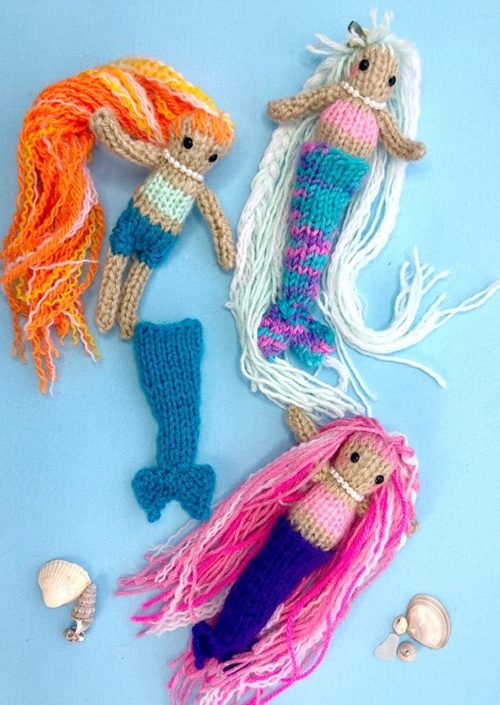 Mermaid Dolls Free Knitting Patterns