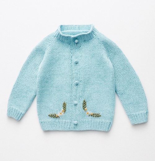 Knit Baby Cardigan