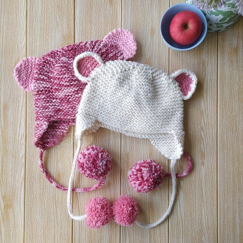 Bear Ear Flat Hat