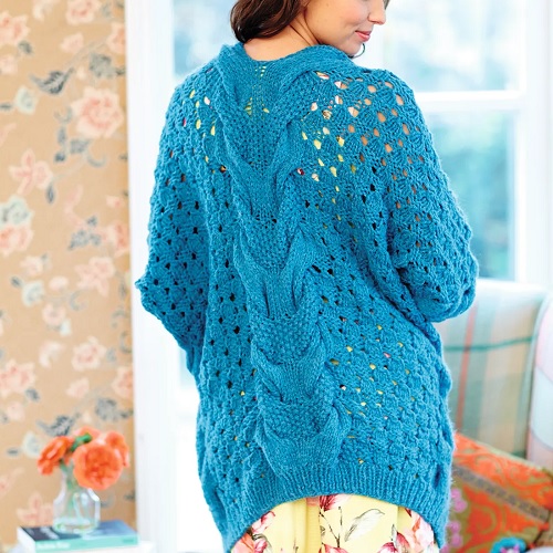 Ladies chunky cardigan