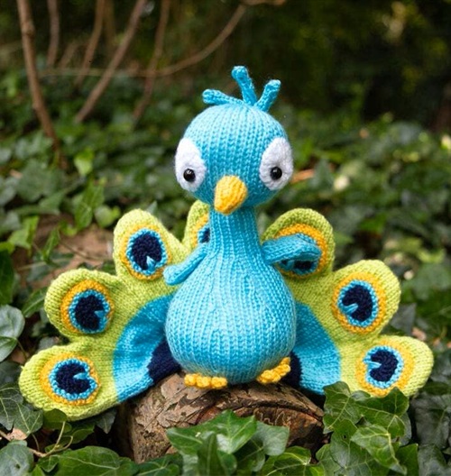Peacock Free Knitting Patterns