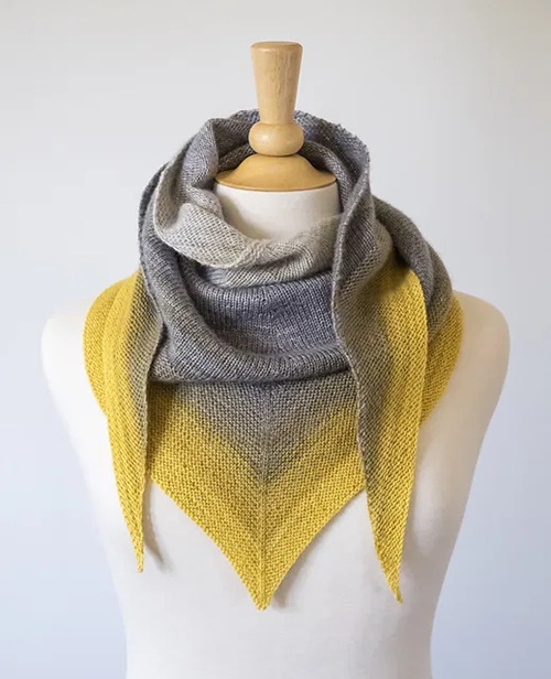 Triangle Scarf Free Knitting Patterns