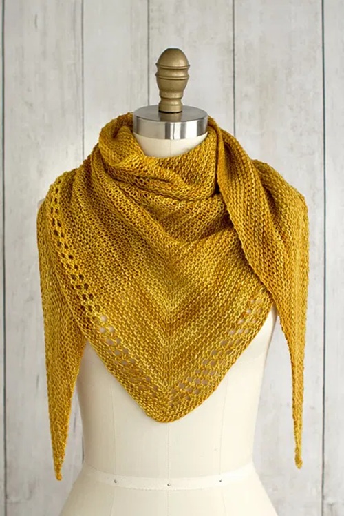 Triangle Scarf Free Knitting Patterns