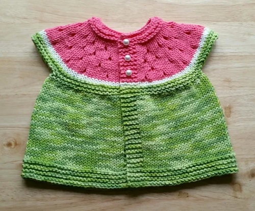 Watermelon Baby Cardigan