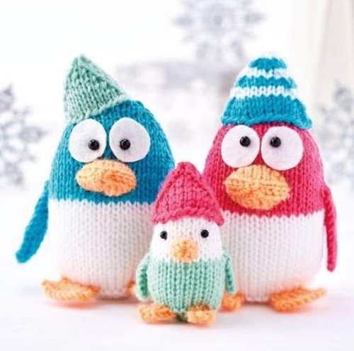 Penguin Pals free Knitting Patterns