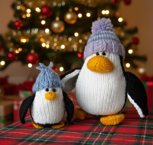beautiful Penguin Pals free Knitting Patterns
