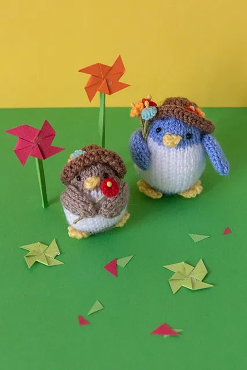 Penguin Pals free Knitting Patterns