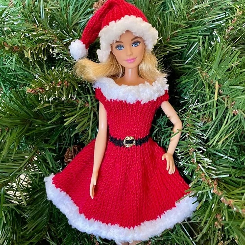 Christmas Toy Dress Free Knitting Patterns 1