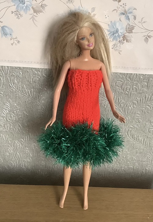 Christmas Toy Dress Free Knitting Patterns 3