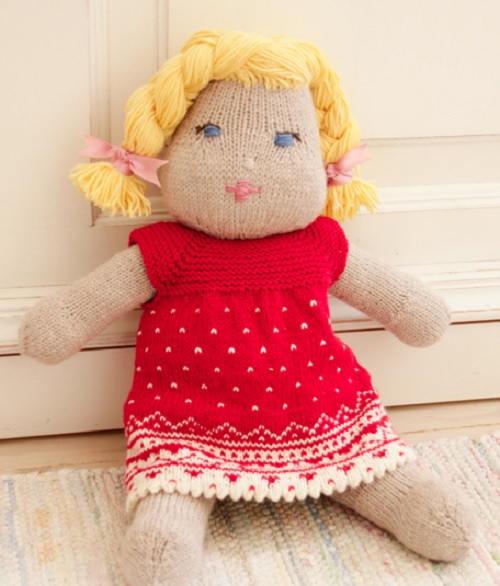 Christmas Toy Dress Free Knitting Patterns 4