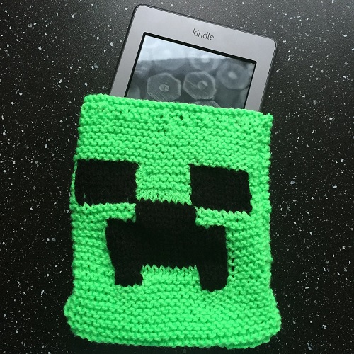 Minecraft Creeper Kindle Case
