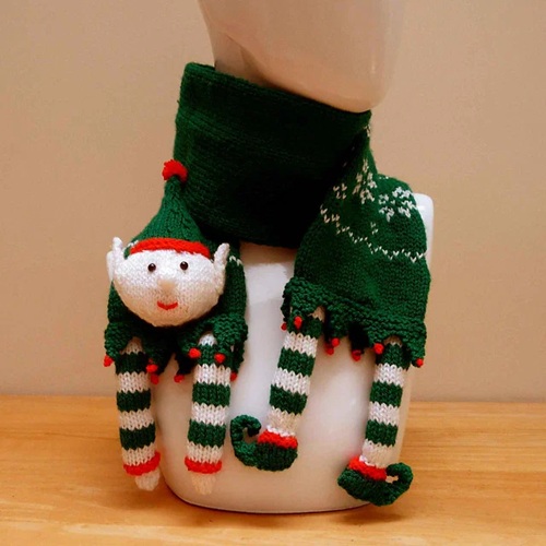 Handmade Christmas Elf Scarf