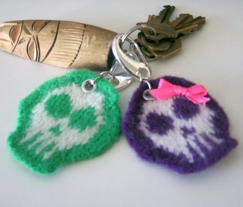 skull keychain
