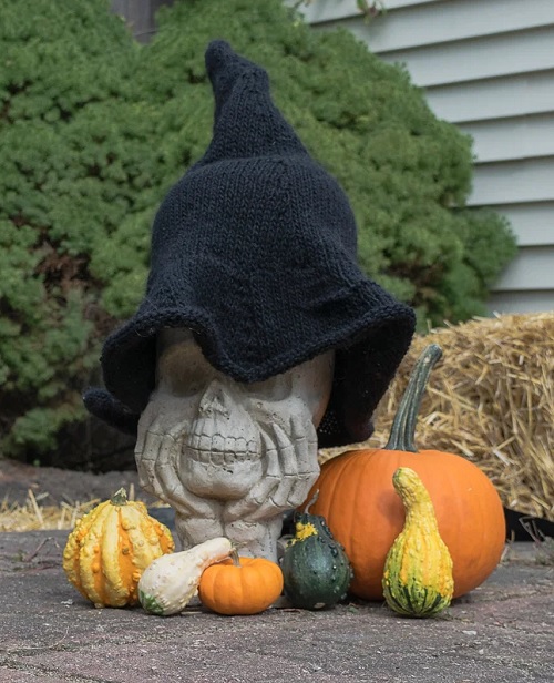 knitted witch hat
