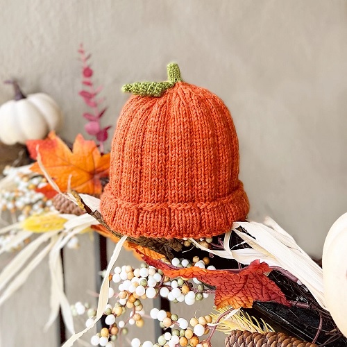 Cozy Pumpkin Hat